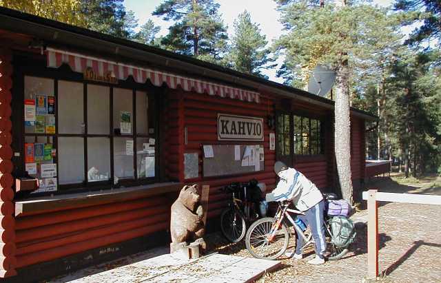 Kahvio in Koskenselka camping